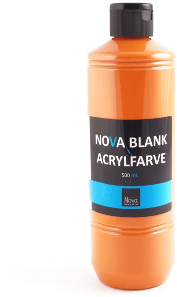 Nova Acrylic Paint Glossy 500 ml. Orange