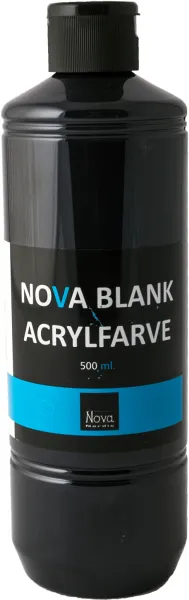 Nova Acrylic Paint Glossy 500 ml. Black