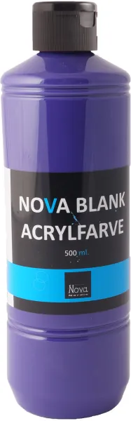 Nova Acrylic Paint Glossy 500 ml. Purple