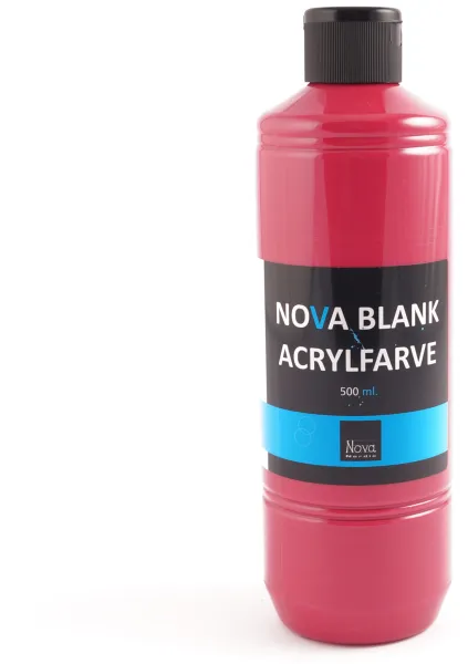 Nova Acrylic Paint Glossy 500 ml. Primary Red