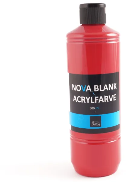 Nova Acrylic Paint Glossy 500 ml. Red