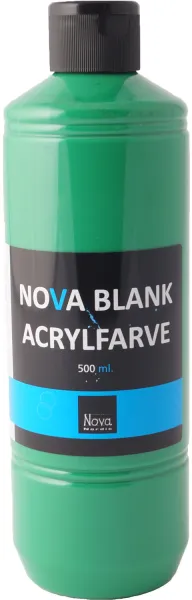Nova Acrylic Paint Glossy 500 ml. Green