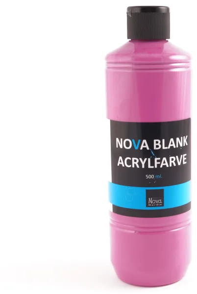 Nova Acrylic Paint Glossy 500 ml. Pink