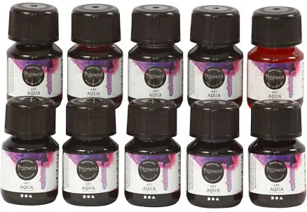 Liquid Watercolour Paint, assorted colours, 30 ml/10 pack.