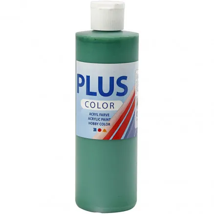 Plus Color Craft Paint, brilliant green, 250 ml/1 bottle
