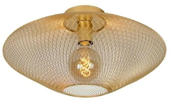 Lucide Mesh Ceiling Light Ø45 Matte Gold/Brass