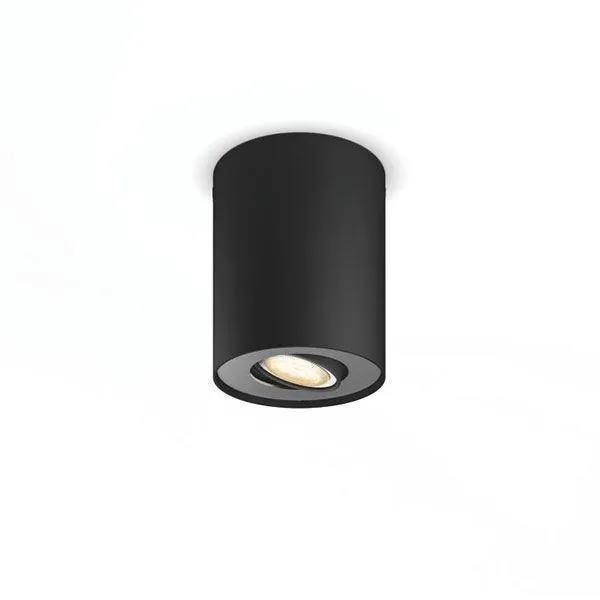 Philips Hue Pillar Single Spot Black incl. dimmer