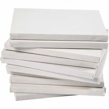 Canvas, white, depth 1.6 cm, A2, size 42x60 cm, 280 g, 20 pcs/1